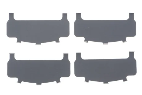 Комплект протискрипних пластин (передніх) Mitsubishi Outlander 03-/Lancer 94-/Galant/Pajero 88-03 (Akebono) FRENKIT 940046
