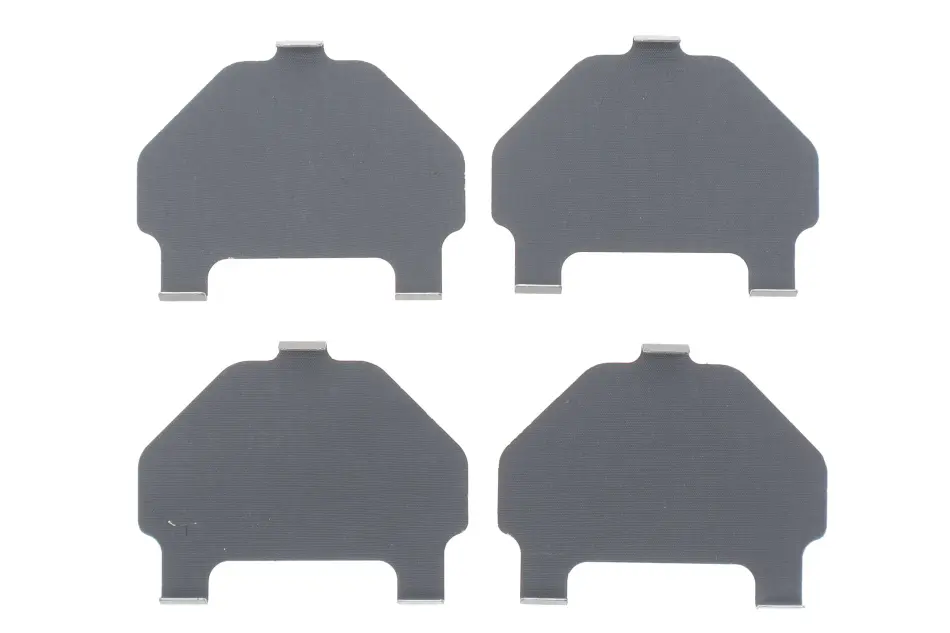 Комплект протискрипних пластин (задніх) Toyota Corolla 01-08/Camry 82-86/Yaris/Celica 99-05 (Akebono) FRENKIT 940081 (фото 1)