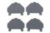 Комплект протискрипних пластин (задніх) Toyota Corolla 01-08/Camry 82-86/Yaris/Celica 99-05 (Akebono) FRENKIT 940081 (фото 1)