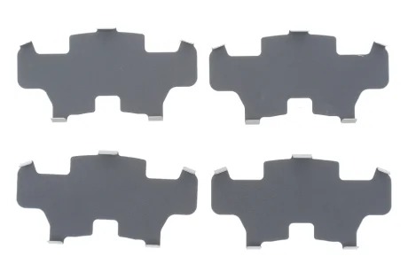 Комплект протискрипних пластин (передніх) Toyota Corolla 01-08/Prius 03-09/Yaris 99-05 FRENKIT 940114