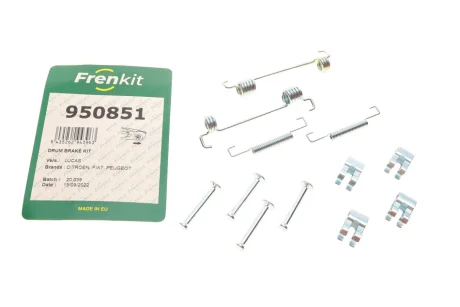 Комплект пружинок колодок ручника Citroen Jumper/Fiat Ducato/Peugeot Boxer 94- (172x42) (Lucas) FRENKIT 950851