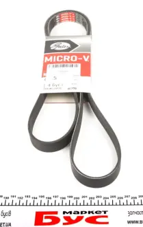 Ремінь генератора Renault Megane I/Ford Transit 2.0 94-00 Gates 6PK1650