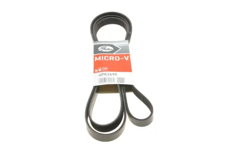 Ремень привода навесного оборудования Gates 6PK2490 (фото 1)