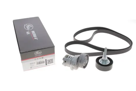 Комплект ременя генератора VW Golf/Passat/Polo/Touran 1.4/1.6TSI/FSI 03-14 (6PK1735) Gates K076PK1735