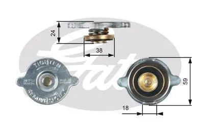 Кришка радіатора MB 207-609/Sprinter (1.4bar) Gates RC125