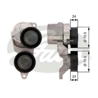 Натягувач поліклинового ременя VOLVO S60 I, S80 I, V70 II, XC70 I, XC90 I 2.4D 01.01-12.14 GAT Gates T39026