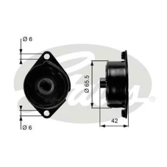 (7808-21490) Механізм натягу ременя GATES DRIVEALIGN MV TENS Gates T39090