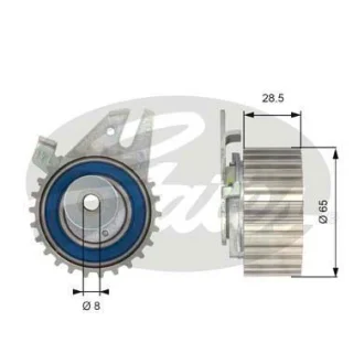 (7784-21025) Натяжний ролик ременя ГРМ GATES POWERGRIP TENSIONER Gates T43033