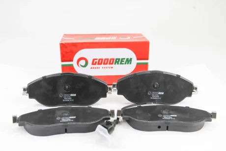 Гальмівні колодки пер. VW Passat 10-/Skoda Octavia 12- (TRW) з датчиком GOODREM RM1495