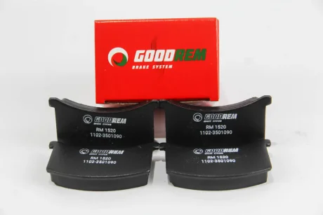Гальмівні колодки пер. ZAZ 1102 GOODREM RM1520