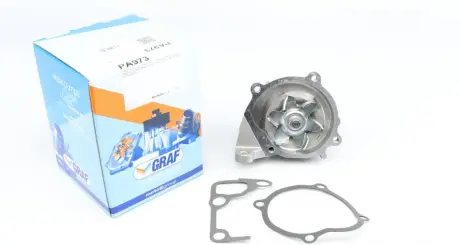 Помпа води Mazda 3/323/5/6/626/Premacy 2.0TD/DI/DITD/CD 98-10 (19z) (R/B) (6 лоп) GRAF PA973