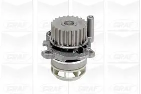 Помпа води Audi A3/A4/A6 2.0TFSI 04-13/Skoda Octavia 2.0RS 05-13/VW Golf 2.0R 07- (23z) (R/B) (8лоп) GRAF PA980 (фото 1)