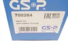 Фото 7 - пильник ШРКШ (зовнішній) Seat Ibiza 02-/Skoda Fabia 99-/Roomster 99-/VW Polo 01- GSP 700264 Пильник ШРКШ (зовнішній) Seat Ibiza 02-/Skoda Fabia 99-/Roomster 99-/VW Polo 01- GSP 700264 (фото 7)