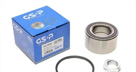 Підшипник маточини (передньої) Citroen C4/C5/C6 05-/Peugeot 407/607/308/508 04-(+ABS) (45x83x44) GSP GK3683