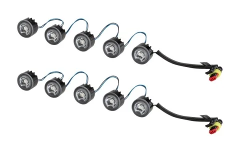 Набір денних ходових вогнів лів/прав (LED) кругла 2PT010 458-701 HELLA 2PT010458701