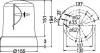 Аварійне світло (із обертанням) 2RL008 061-101 HELLA 2RL008061101 (фото 2)