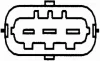 Датчик детонації OPEL Astra G 98-05, Vectra C 02-08, Zafira B 05-12, Zafira A 99-05, Vectra B 95-02, Signum 03-08 HELLA 6PG009108-551 (фото 2)