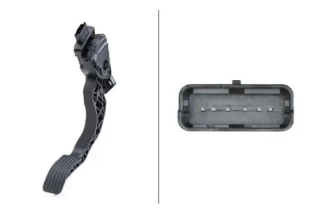 Педаль газу DS DS 3 CITROEN C2, C2 ENTERPRISE, C3 AIRCROSS I, C3 I, C3 II, C3 II/HATCHBACK, C3 III, C3 PLURIEL, C-ELYSEE, DS3 PEUGEOT 2008 I, 207, 207/HATCHBACK, 207/KOMBI 1.0-2.0D 08.00- 6PV009 949-821 HELLA 6PV009949821