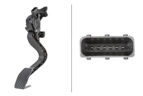 Педаль газу FIAT DOBLO, DOBLO CARGO, FIORINO, QUBO 1.3D-2.0D 11.07- 6PV010 175-731 HELLA 6PV010175731