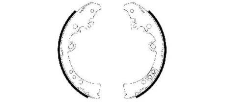 Гальмівні колодки зад. Hilux/Fortuner 2.4-4.0 05- HELLA 8DB355003-011