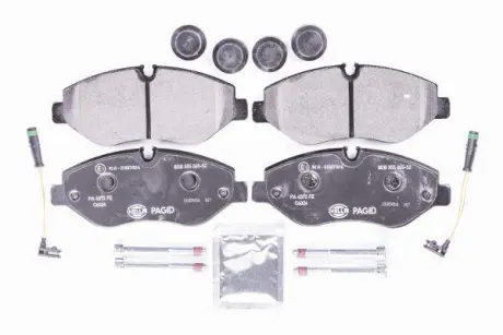 Колодки гальмівні дискові комплект передні PAGID HELLA 8DB355005521