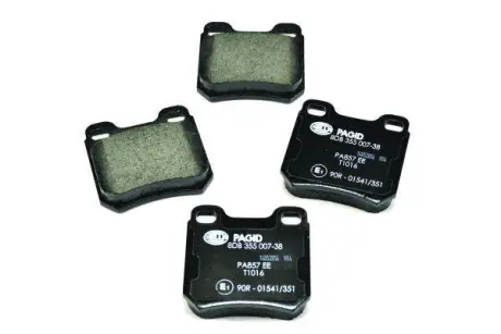 Колодки гальмівні дискові комплект задні PAGID HELLA 8DB355007381
