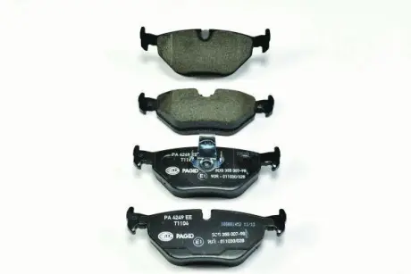 Колодки гальмівні дискові комплект задні PAGID HELLA 8DB355007981