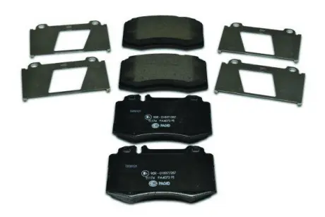 Колодки гальмівні дискові комплект; передн. PAGID HELLA 8DB355008691
