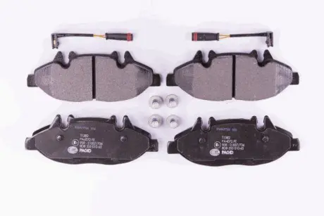 Колодки гальмівні дискові комплект передні PAGID HELLA 8DB355010651