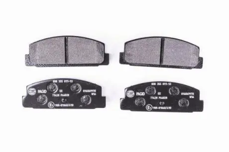 Колодки гальмівні дискові комплект задні PAGID HELLA 8DB355011131