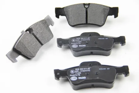 Колодки гальмівні дискові комплект задні PAGID HELLA 8DB355011421
