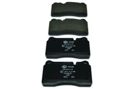 Колодки гальмівні дискові комплект передні PAGID HELLA 8DB355011851