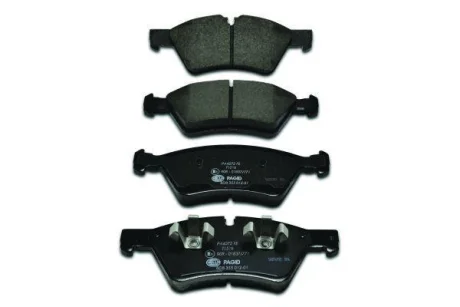Гальмівні колодки пер. W164 ML/X164 GL 05> HELLA 8DB355012-011