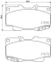 Гальмівні колодки пер. Hilux 01- HELLA 8DB355013-481 (фото 2)