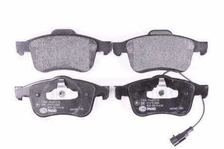 Колодки гальмівні дискові; передня вісь HELLA 8DB355014241