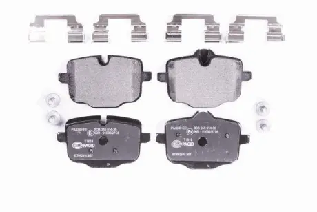 Колодки гальмівні дискові комплект задні PAGID HELLA 8DB355014361
