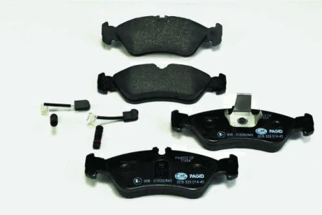 Колодки дискового тормоза HELLA 8DB355014401