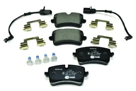 Колодки гальмівні дискові комплект; задн. PAGID HELLA 8DB355015201