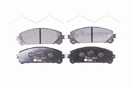 Гальмівні колодки пер. Lexus RX 08-15/Toyota RAV4 12- (advics) HELLA 8DB355015-461