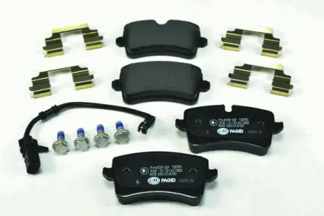 Колодки гальмівні дискові з Датчиком, комплект; задн. PAGID HELLA 8DB355016001