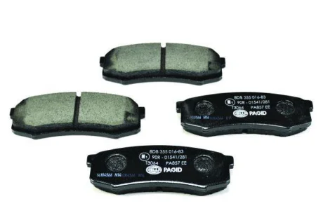 Колодки гальмівні дискові комплект задні PAGID HELLA 8DB355016831