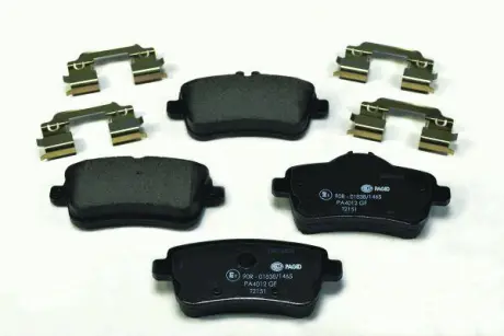 Колодки гальмівні дискові комплект задні PAGID HELLA 8DB355019741