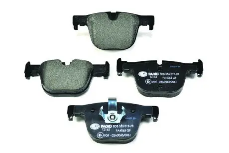Колодки гальмівні дискові комплект задні PAGID HELLA 8DB355019781