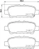Колодки дискового тормоза HELLA 8DB355028021 (фото 1)