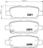 Колодки дискового тормоза HELLA 8DB355028031 (фото 1)