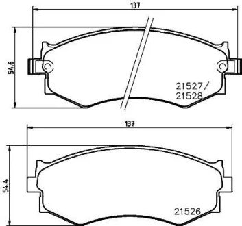 Колодки дискового тормоза HELLA 8DB355029301