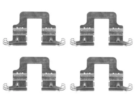 Ремкомплект гальмівних колодок (4 -комп.) PAGID HELLA 8DZ355204851