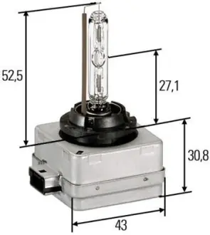 Лампа ксенонова STANDARD D1S 35W P32d-2-5 HELLA 8GS009028111
