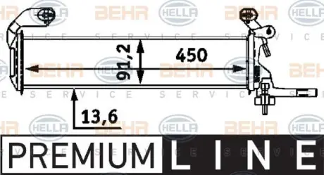 Радіатор охолоджування HELLA 8MK 376 712-661