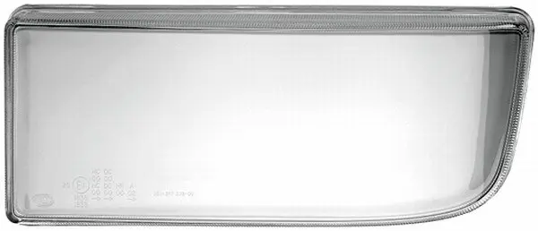 Скло фари прав (з ущільненням) MERCEDES AXOR 2 10.04- 9ES247 754-001 HELLA 9ES247754001 (фото 1)